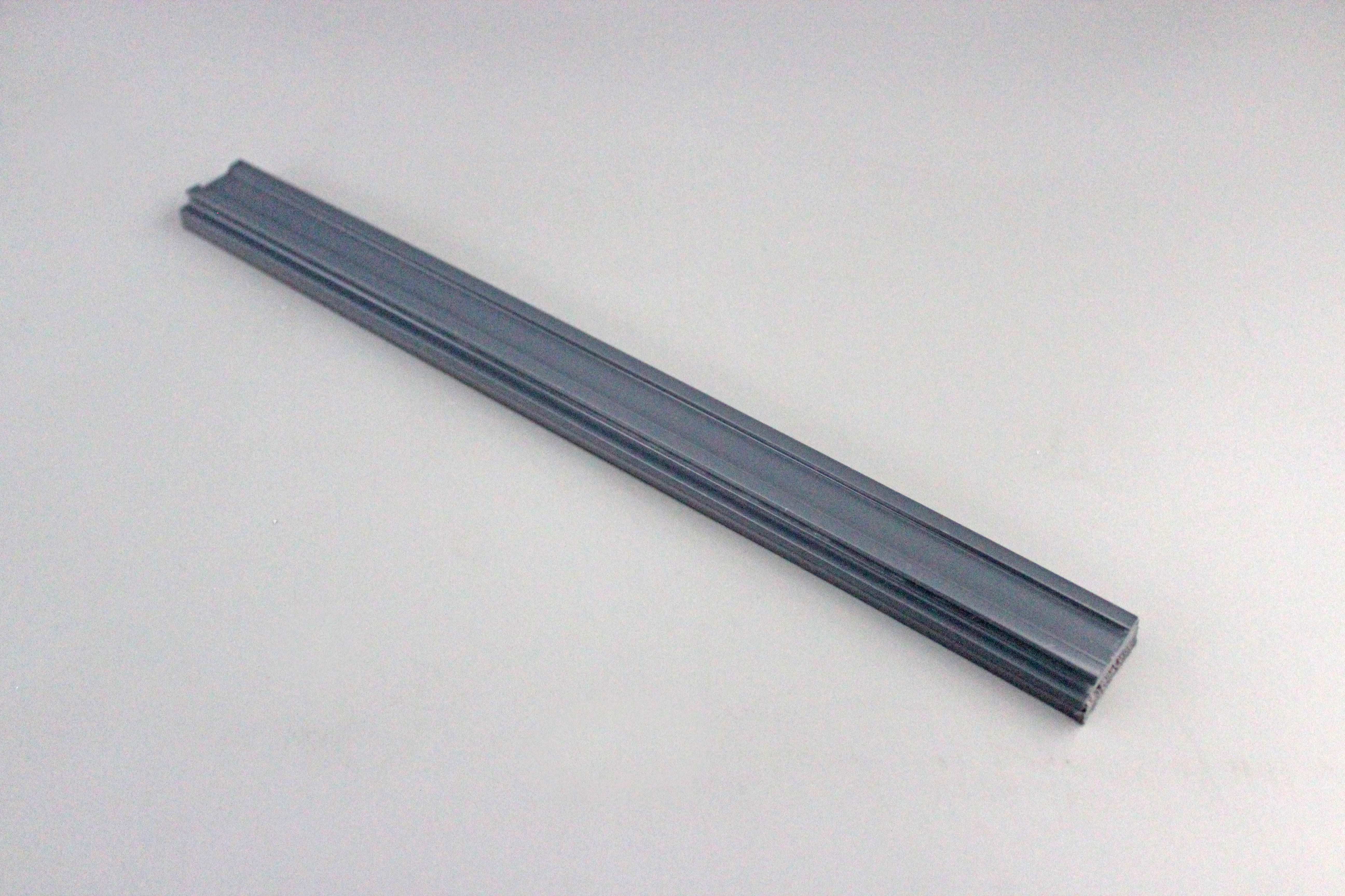 3 Ft Co Extruded Faceplate-Dark Gray - SARATOGA STEP PARTS